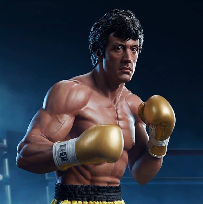 Rocky III Statue