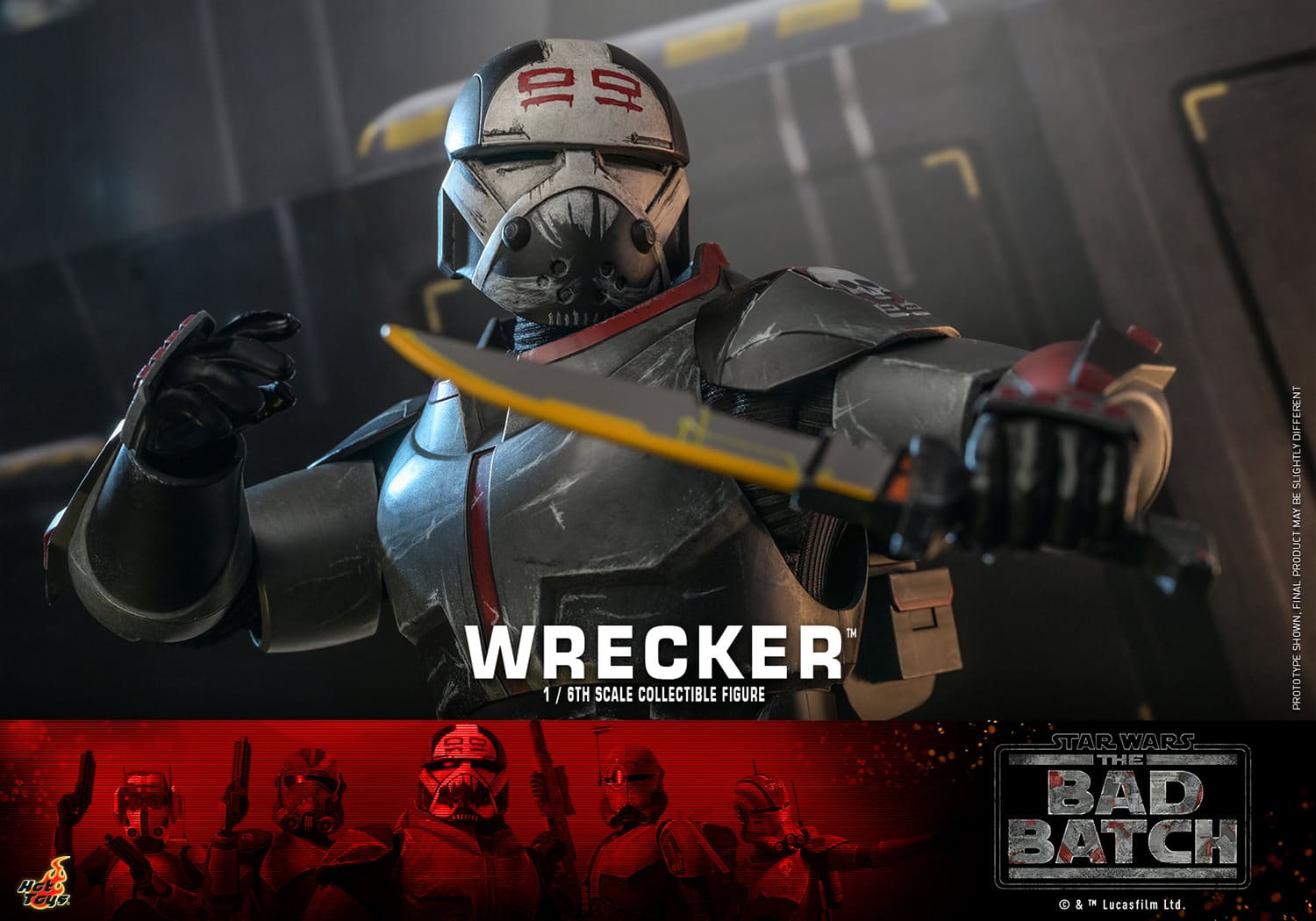 The Bad Batch Wrecker Figure Limited Sixth Scale