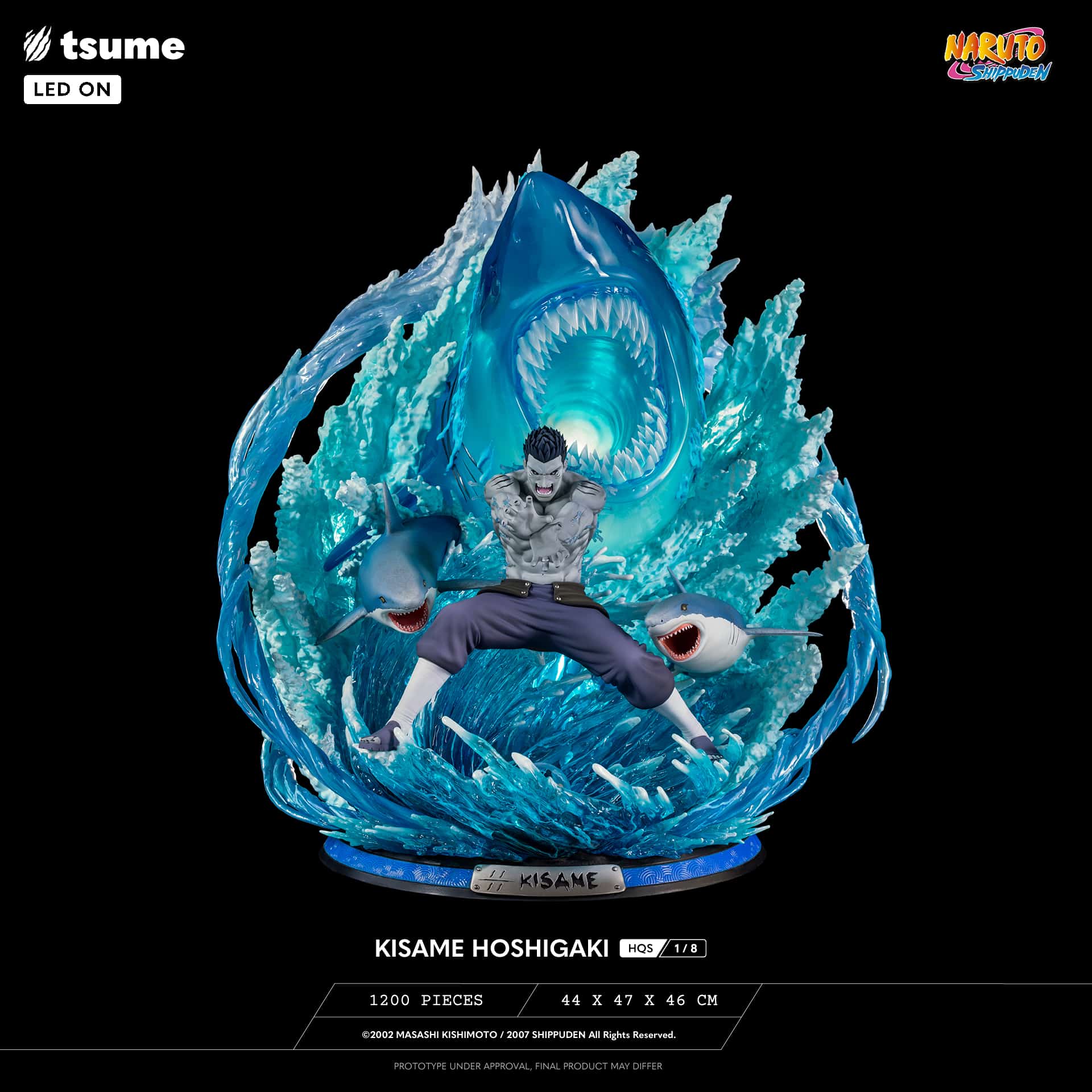 Tsume Naruto Shippuden Kisame Hoshigaki HQS Statue Limited Collectible