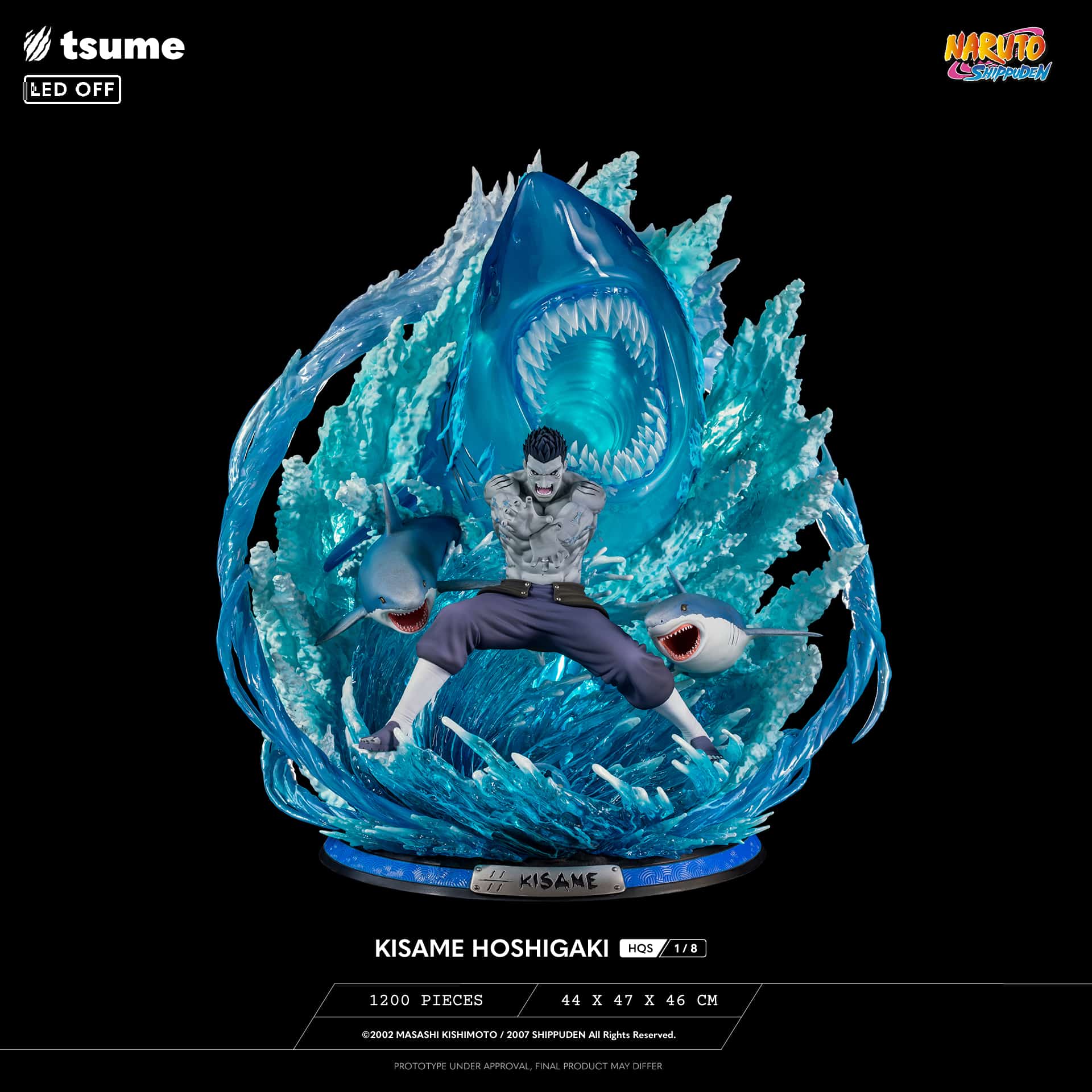 Tsume Naruto Shippuden Kisame Hoshigaki HQS Statue Limited Collectible