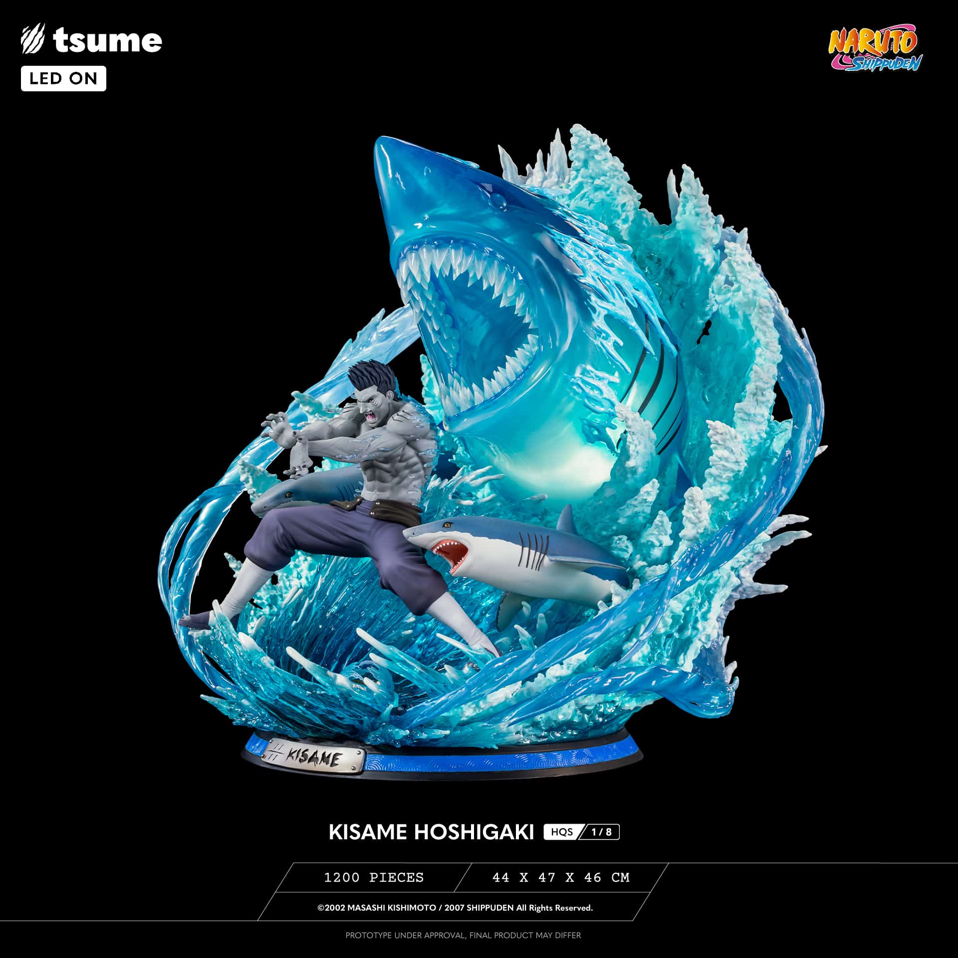 Tsume Naruto Shippuden Kisame Hoshigaki HQS Statue Limited Collectible