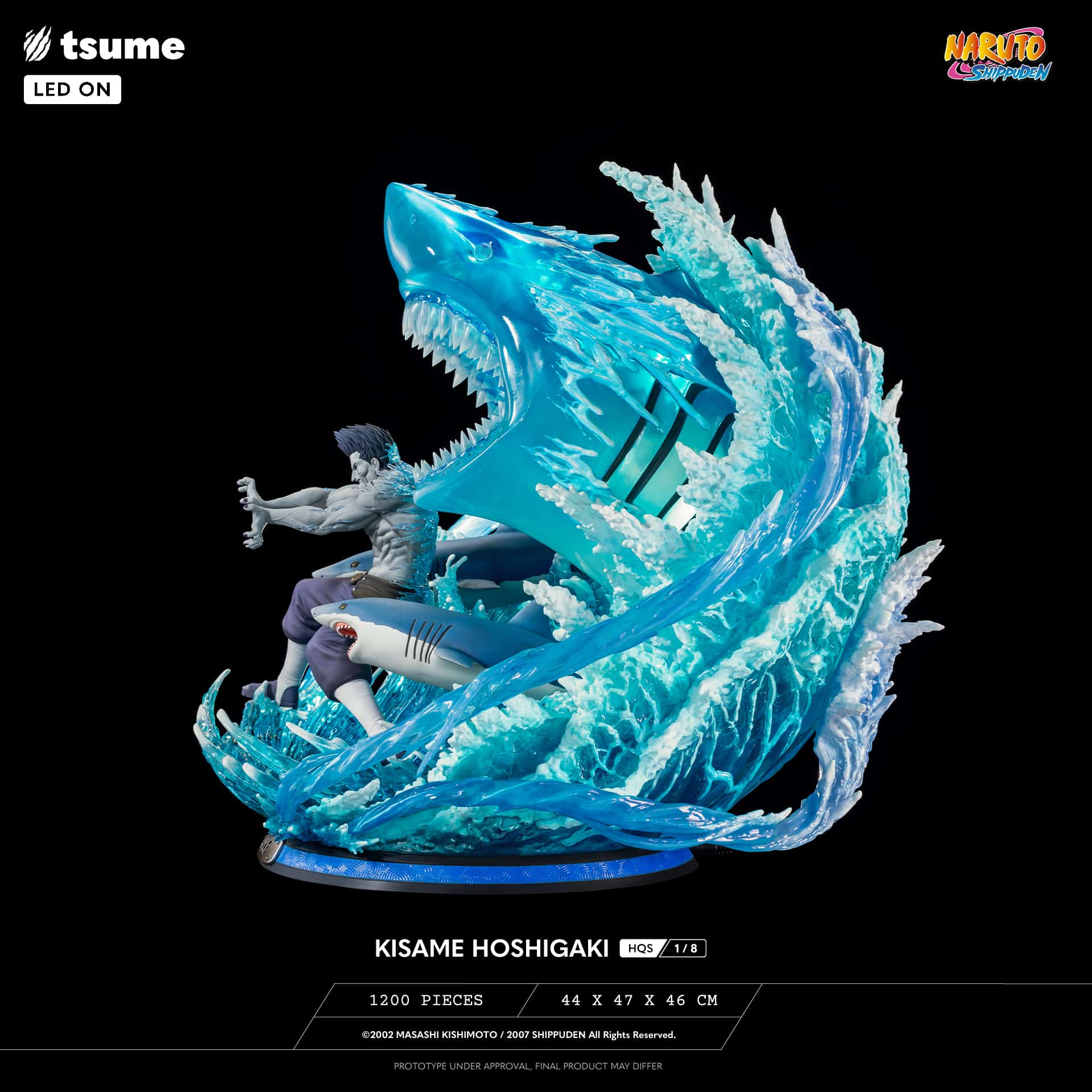 Tsume Naruto Shippuden Kisame Hoshigaki HQS Statue Limited Collectible