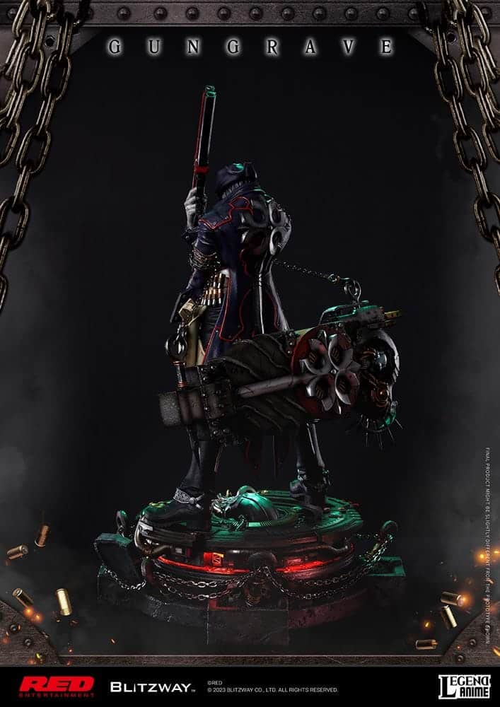 Blitzway Gungrave Statue Anime Limited Collectible 1/4 Scale