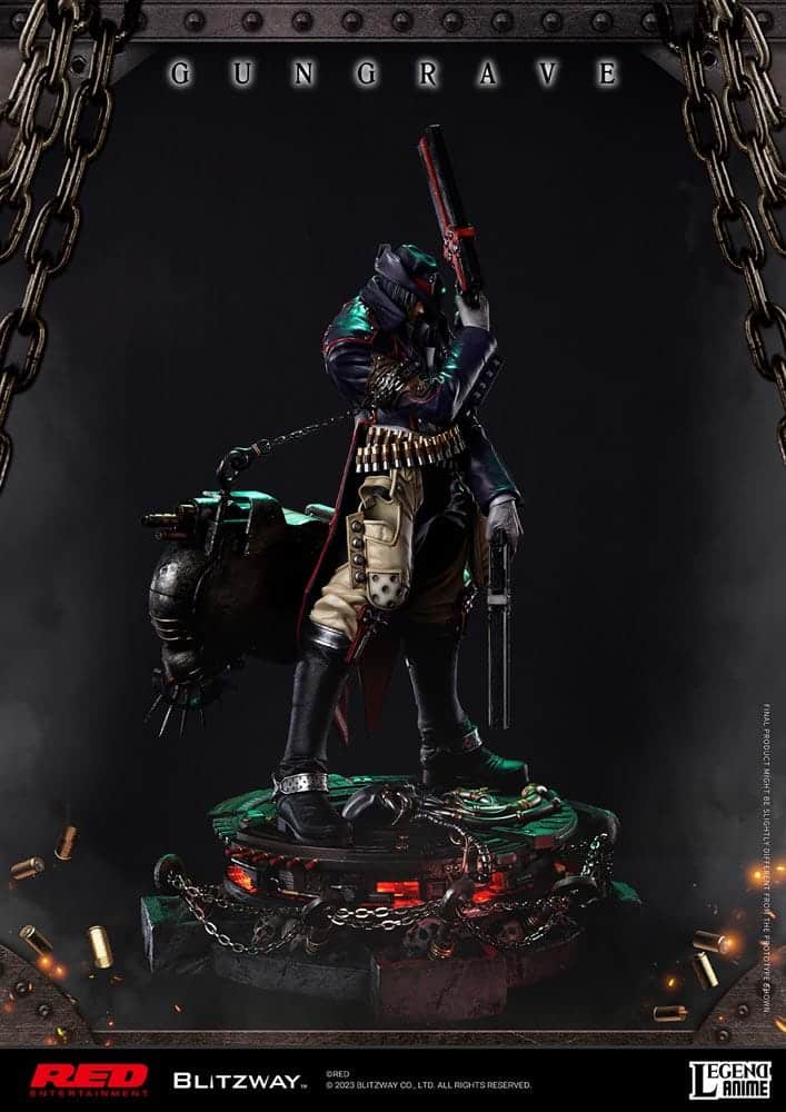Blitzway Gungrave Statue Anime Limited Collectible 1/4 Scale
