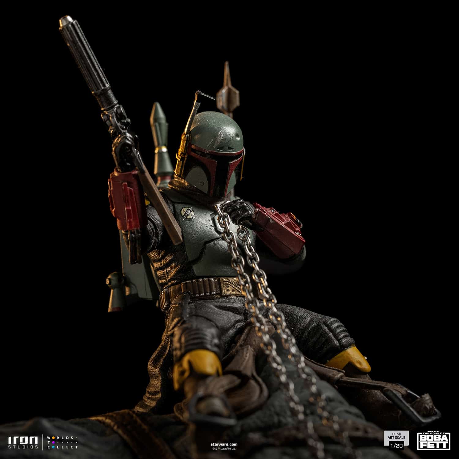 Iron Studios Boba Fett and Rancor Statue Limited Star Wars Collectible