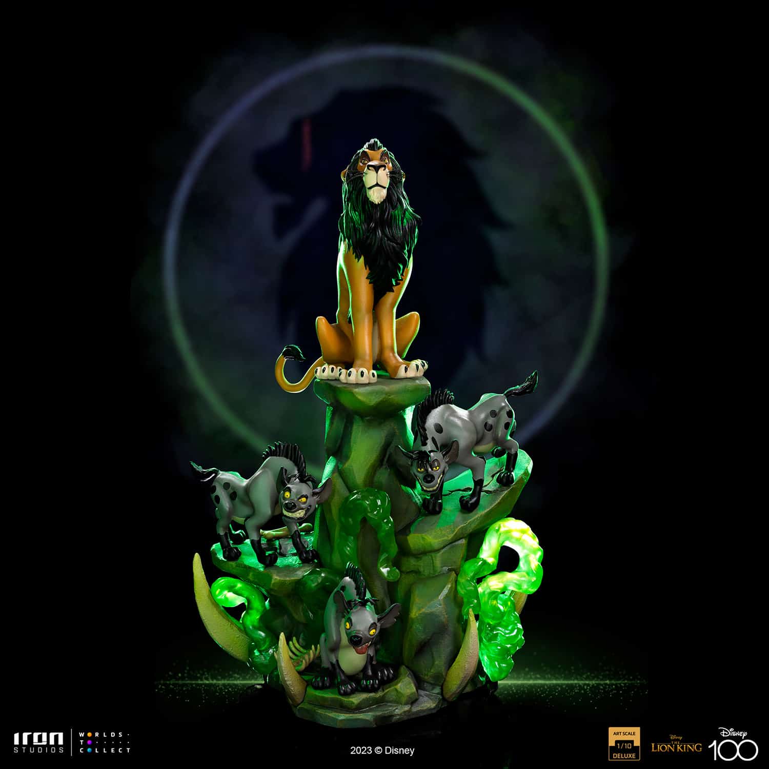 Iron Studios Scar Deluxe Statue The Lion King Limited Collectible