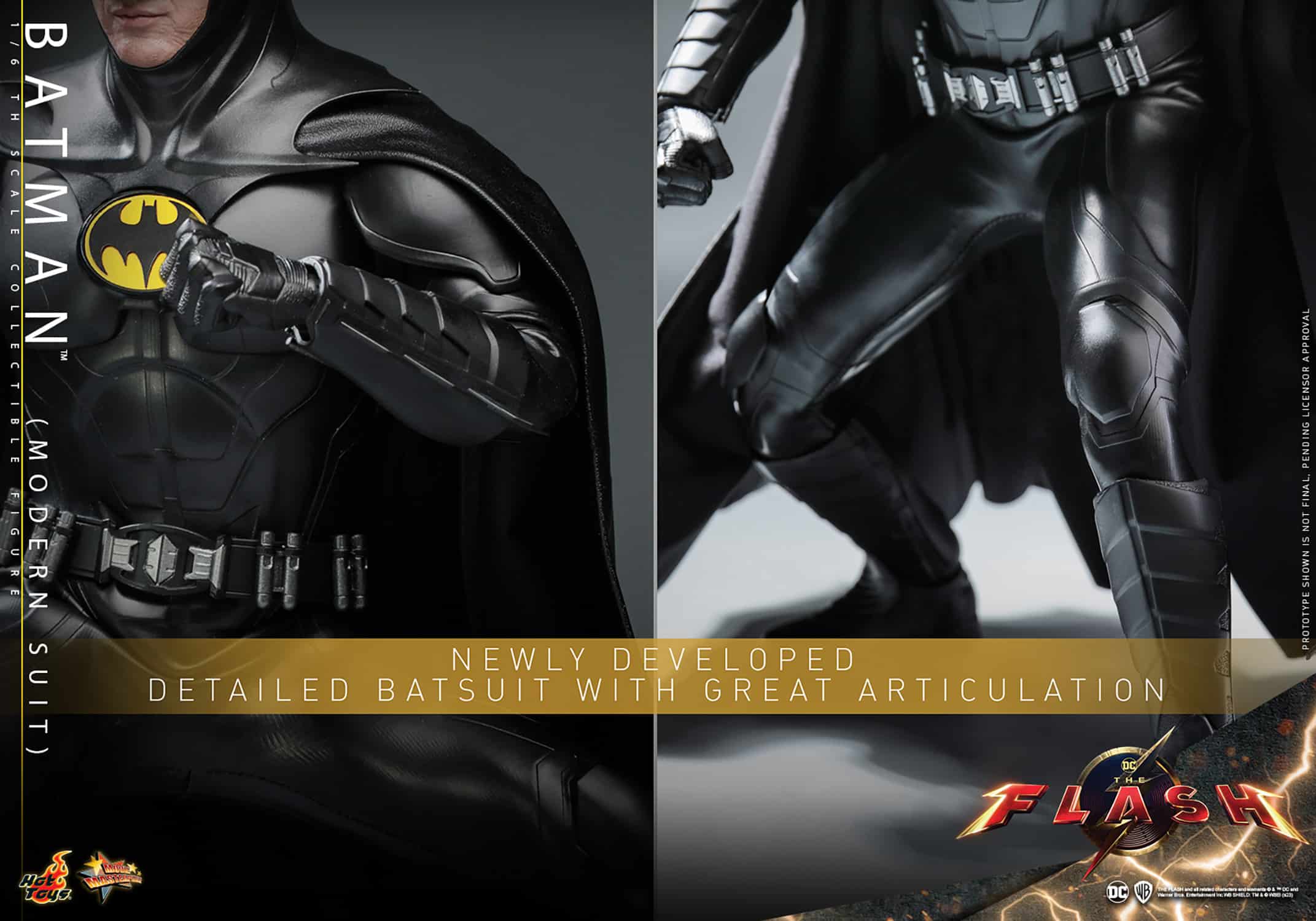 Hot Toys Batman Modern Suit Figure The Flash Limited Collectible