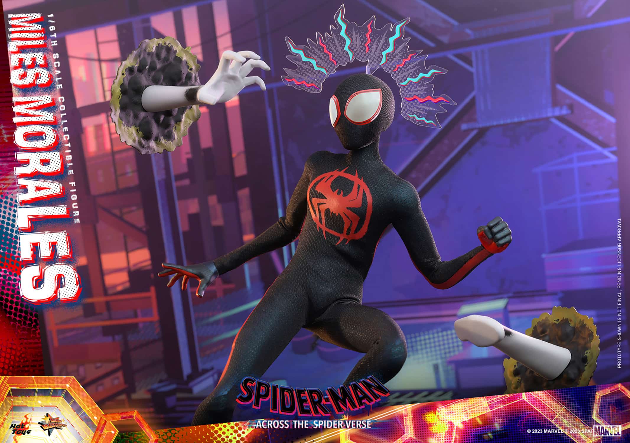 Hot Toys Miles Morales Figure Across The Spider-Verse Limited Collectible