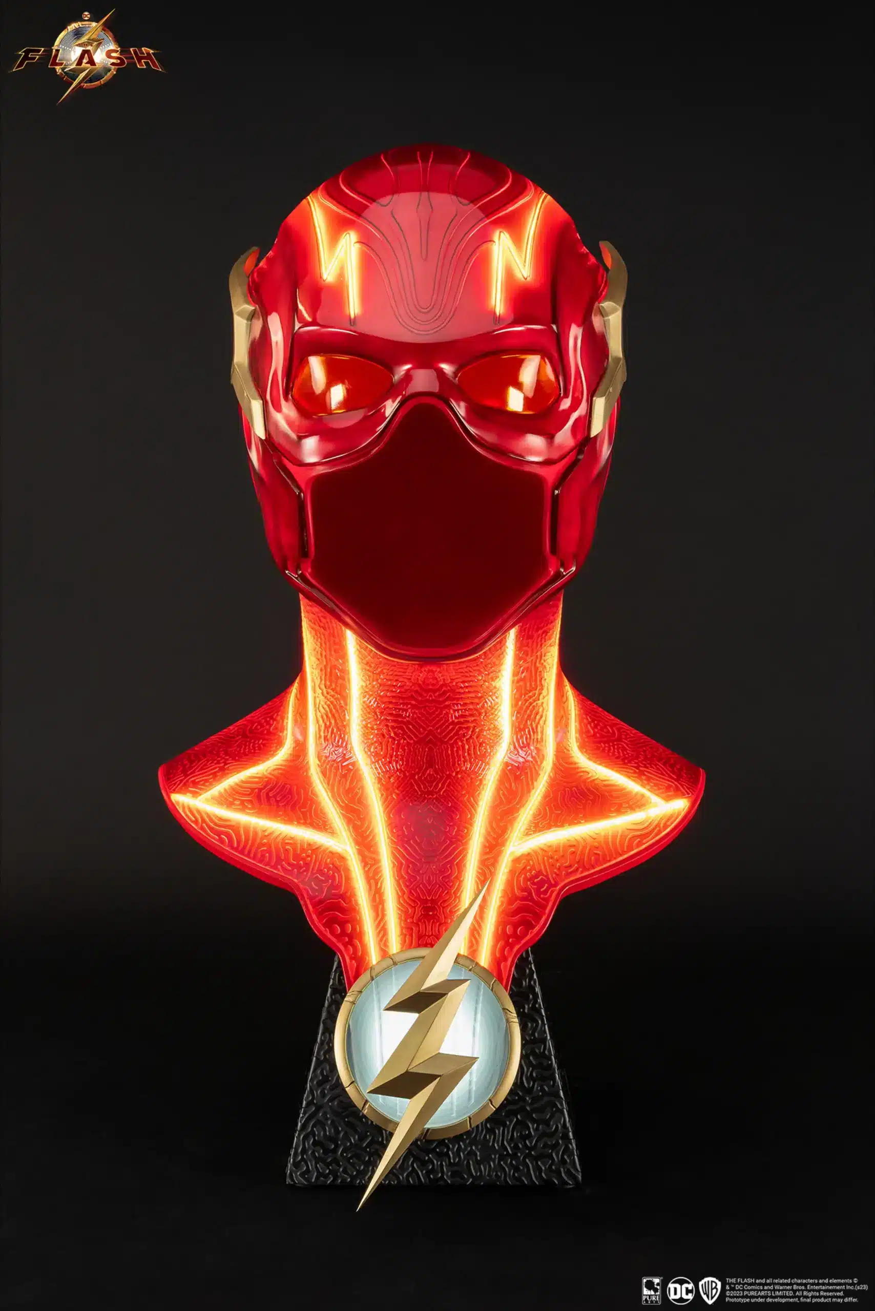 PureArts The Flash Cowl Replica 1:1 Scale Art Mask Limited Collectible