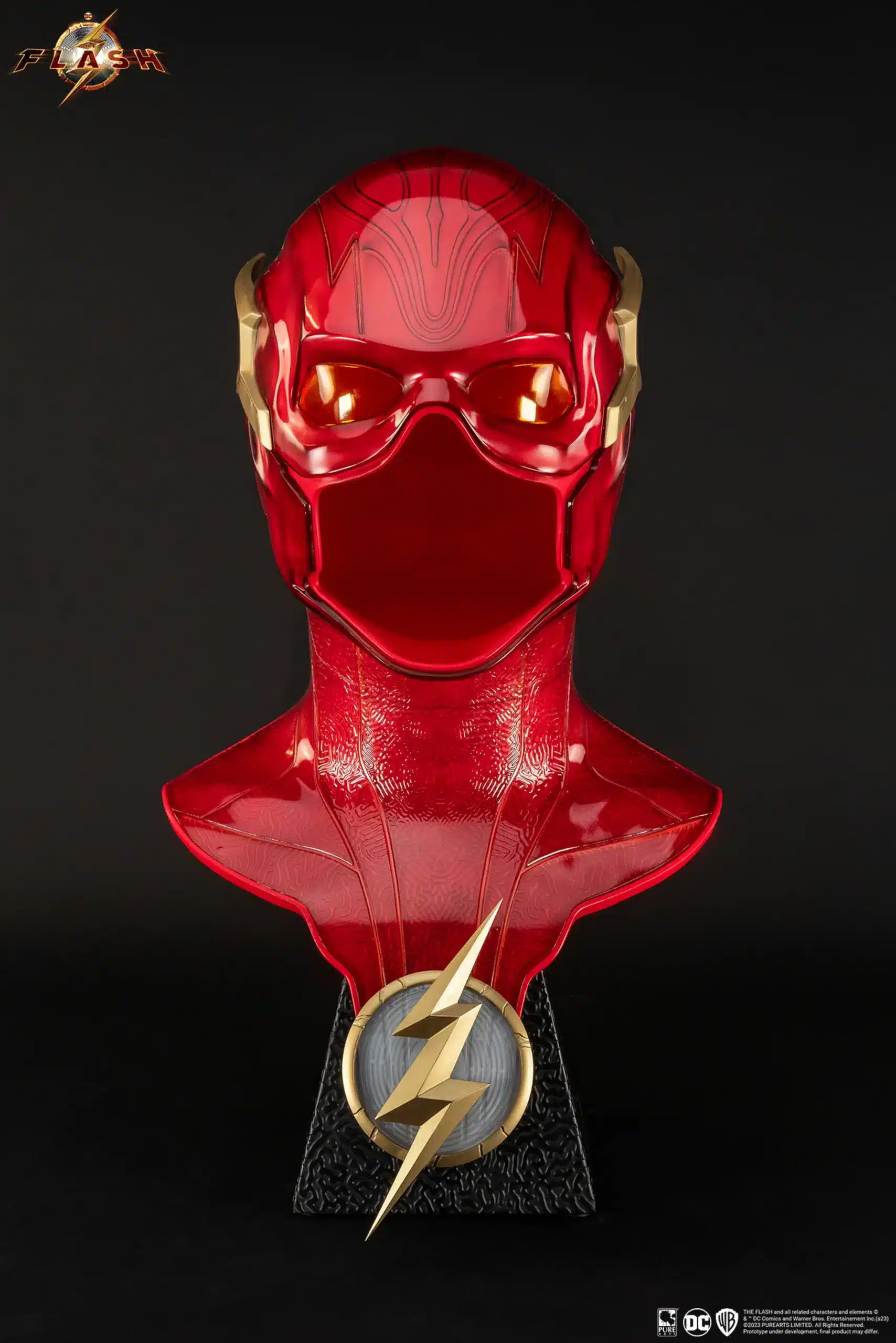 PureArts The Flash Cowl Replica 1:1 Scale Art Mask Limited Collectible