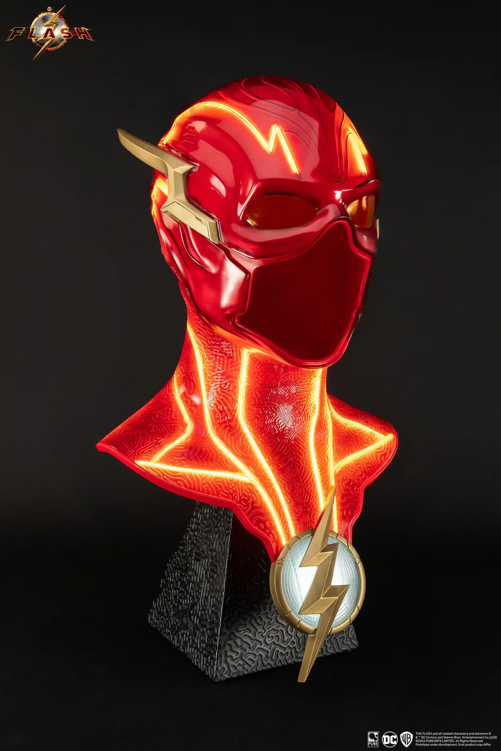 PureArts The Flash Cowl Replica 1:1 Scale Art Mask Limited Collectible