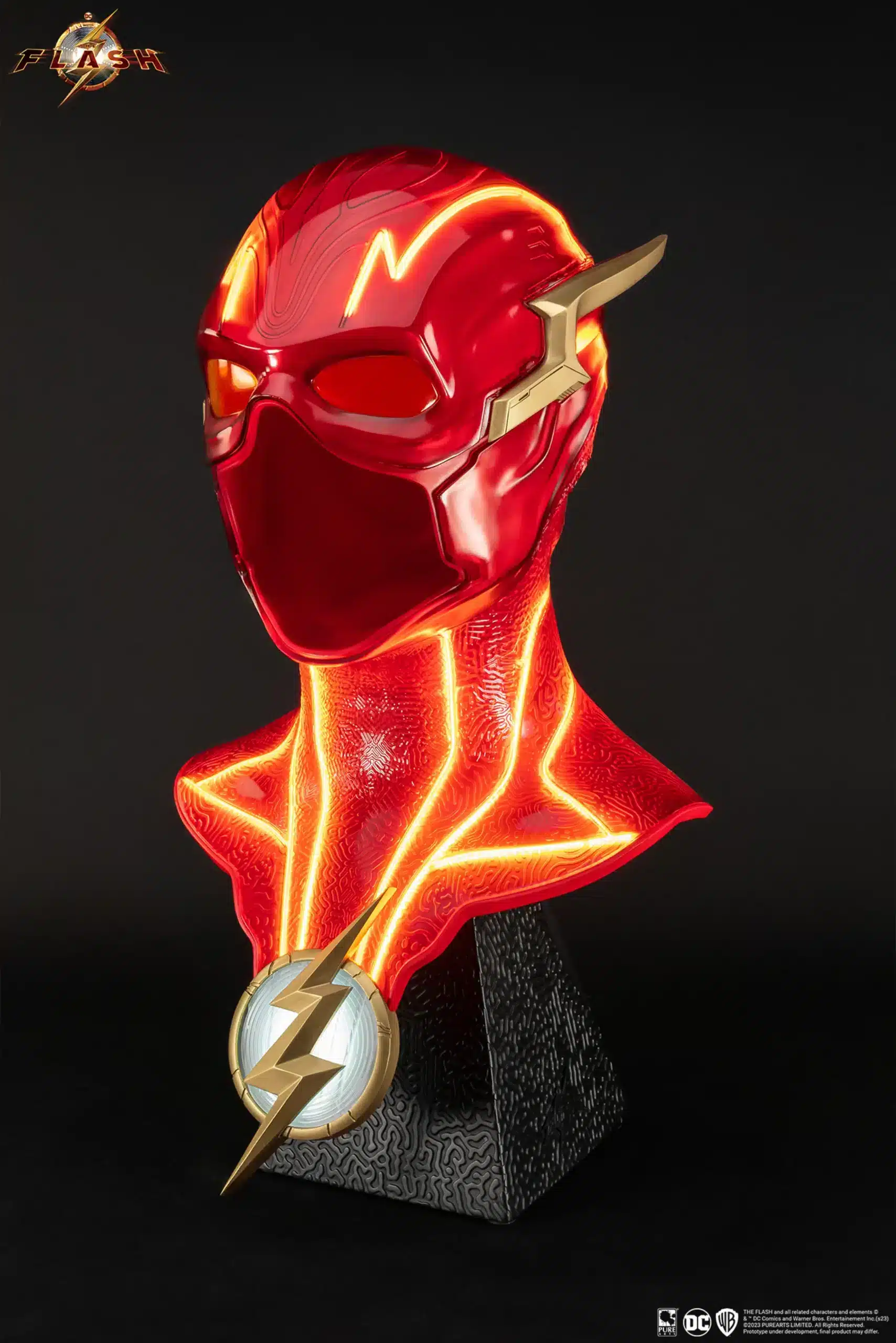 PureArts The Flash Cowl Replica 1:1 Scale Art Mask Limited Collectible