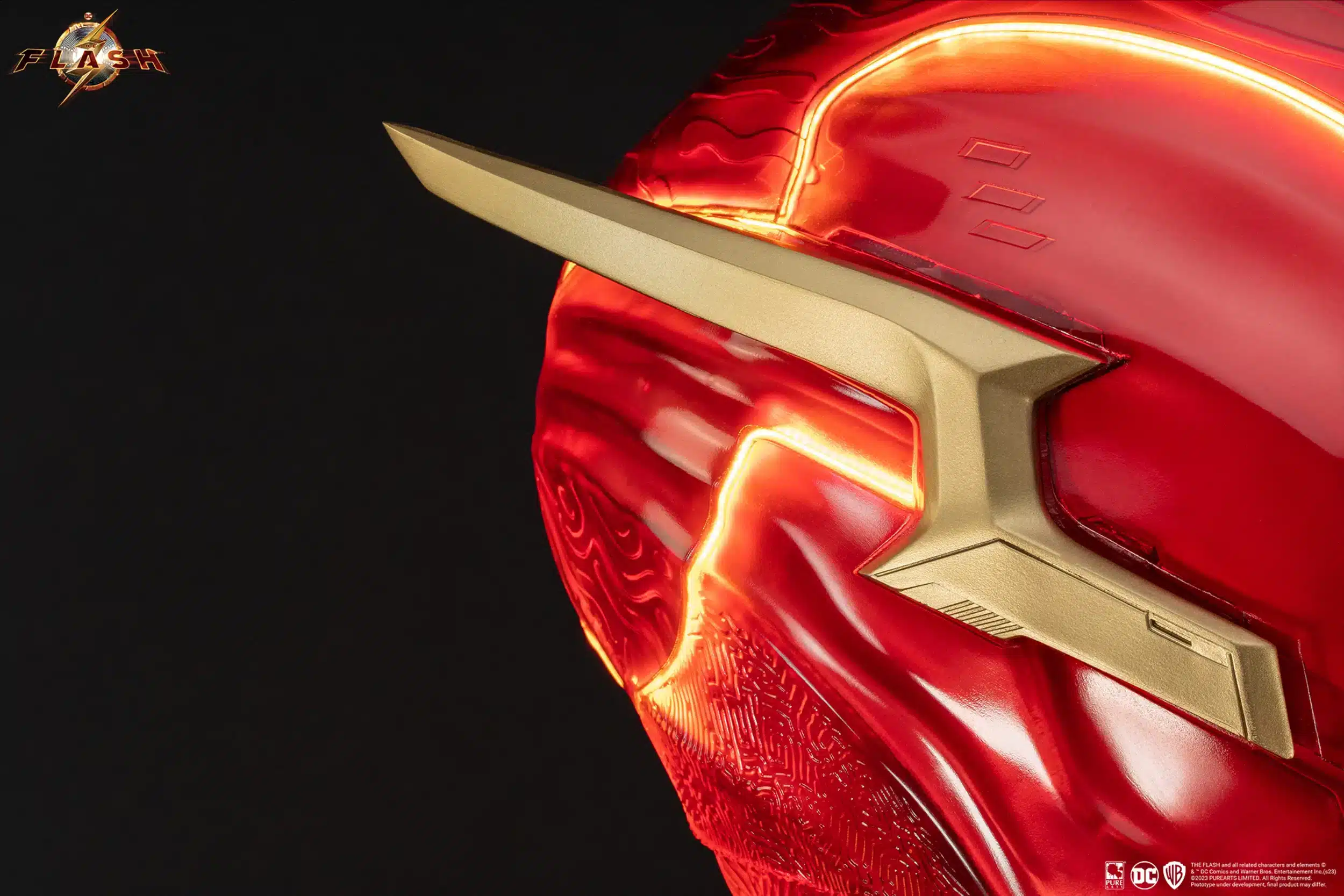 PureArts The Flash Cowl Replica 1:1 Scale Art Mask Limited Collectible