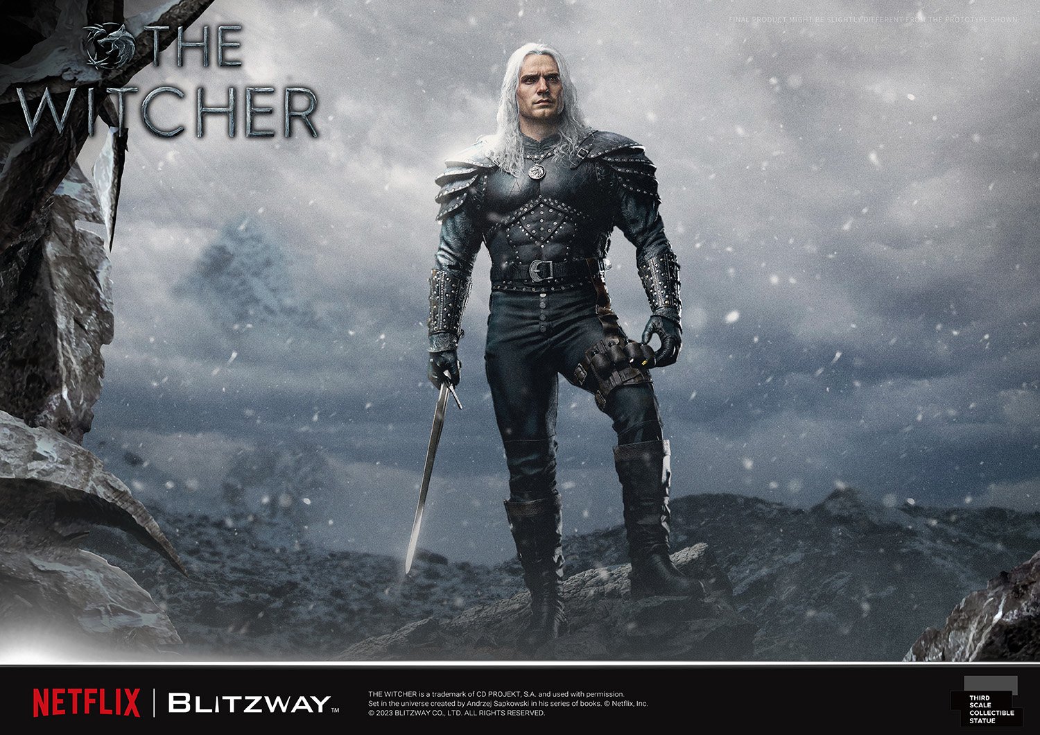 Blitzway x Prime 1 Studio Geralt Of Rivia Statue The Witcher Limited Collectible