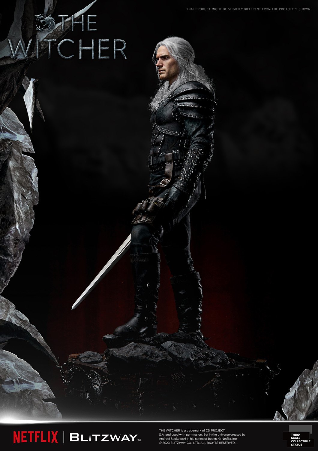 Blitzway x Prime 1 Studio Geralt Of Rivia Statue The Witcher Limited Collectible