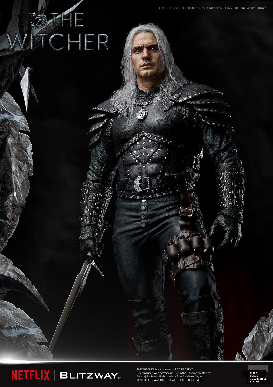 Blitzway x Prime 1 Studio Geralt Of Rivia Statue The Witcher Limited Collectible