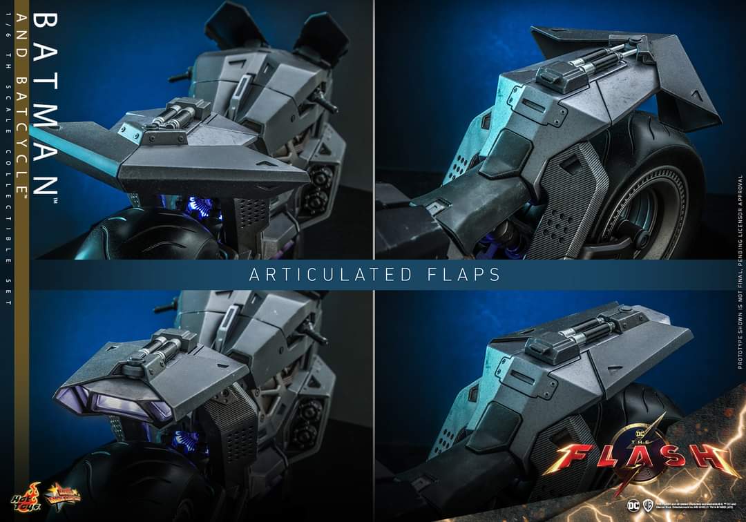 Hot Toys Batman And Batcycle Figure Set Limited Collectible