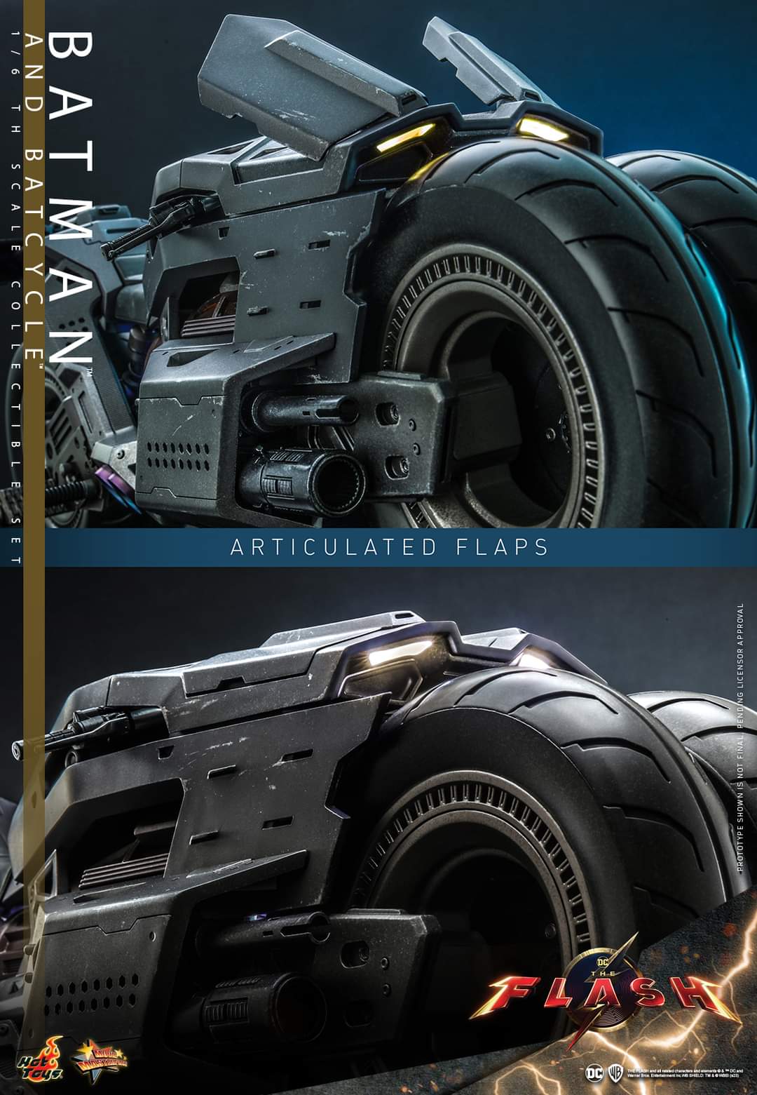 Hot Toys Batman And Batcycle Figure Set Limited Collectible