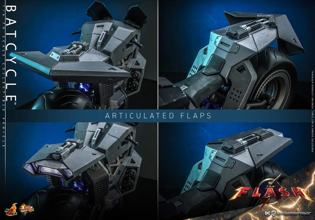 Hot Toys Batcycle Figure Sixth Scale Vehicle Limited DC Comics Collectible
