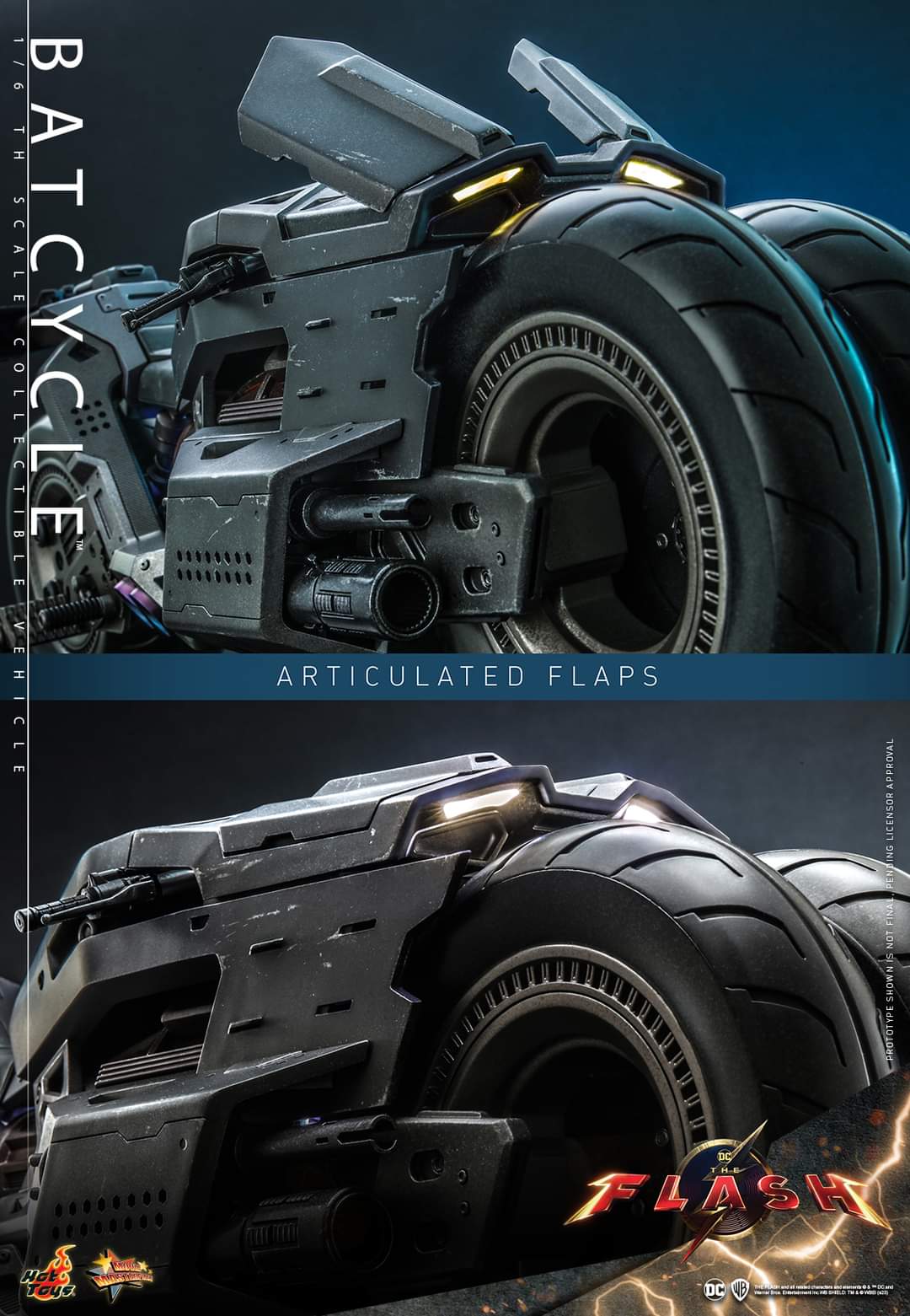 Hot Toys Batcycle Figure Sixth Scale Vehicle Limited DC Comics Collectible