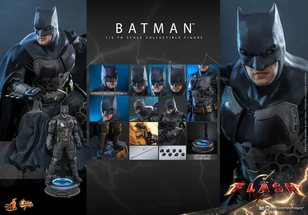 Hot Toys Batman Figure The Flash Limited Sixth Scale Collectible