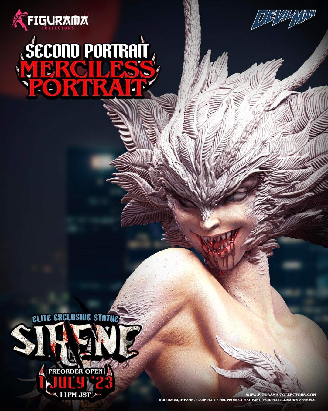 Figurama Sirene Elite Exclusive Statue 1/4 Scale Devilman Limited Collectible