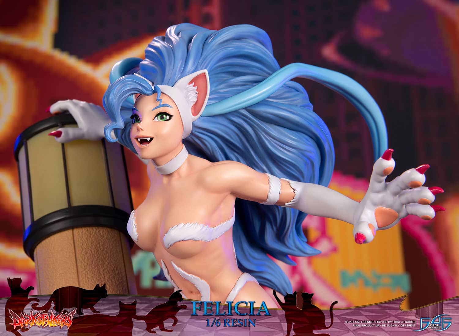 First 4 Figures Felicia Statue Darkstalkers Limited 1/4 Scale Collectible