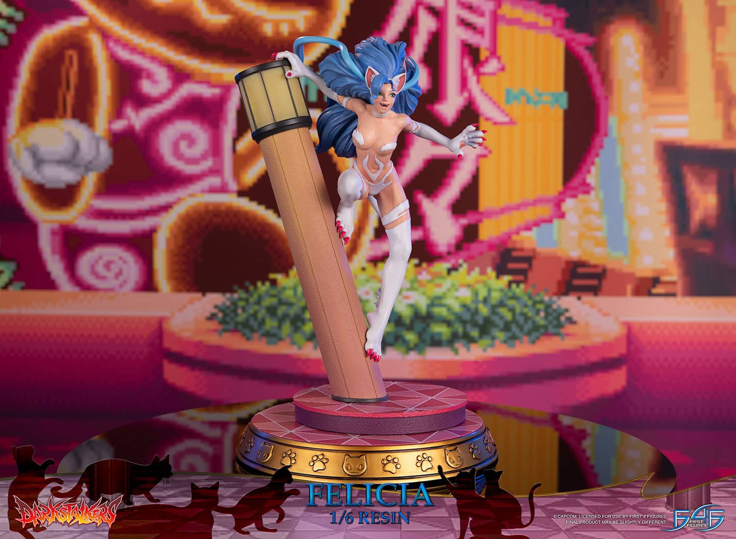 First 4 Figures Felicia Statue Darkstalkers Limited 1/4 Scale Collectible