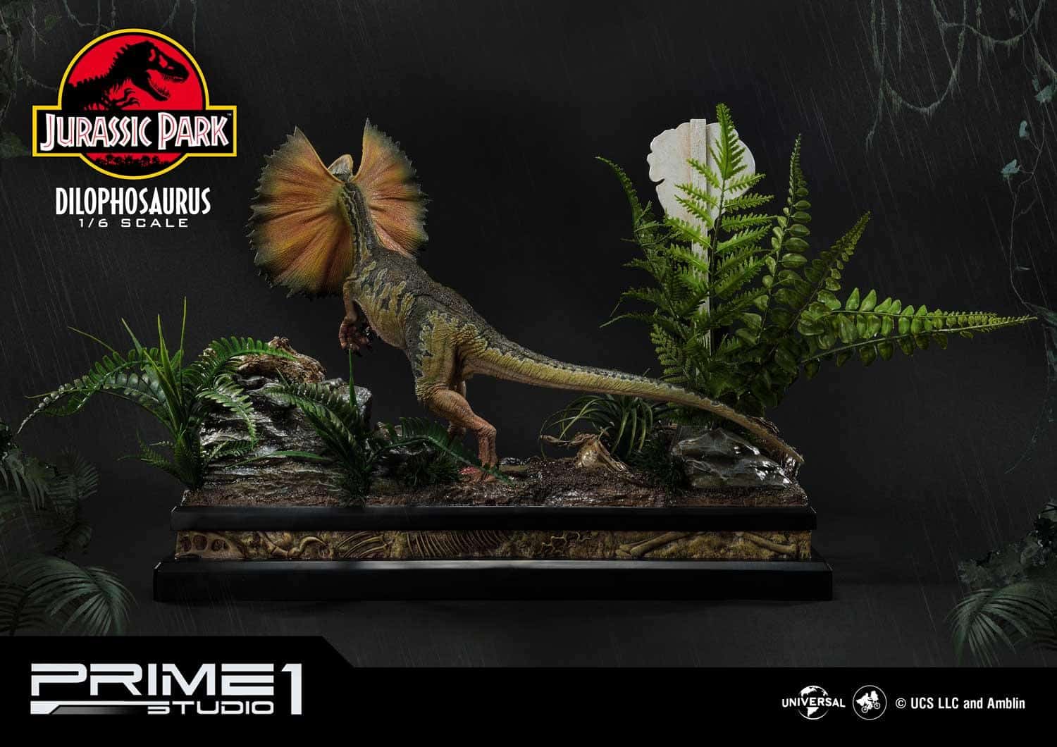 Prime 1 Studio Dilophosaurus Statue Jurassic Park Limited Collectible Bonus Edition