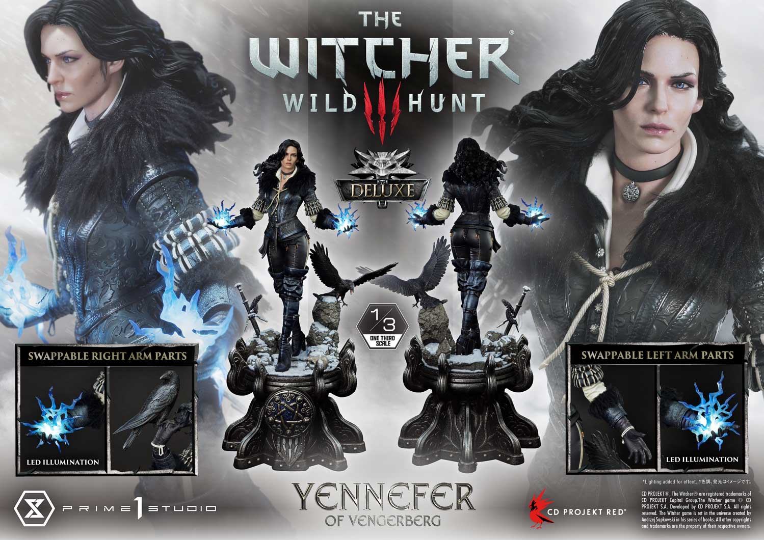 Prime 1 Studio Yennefer 1/3 Scale Statue The Witcher 3 Limited Collectibles
