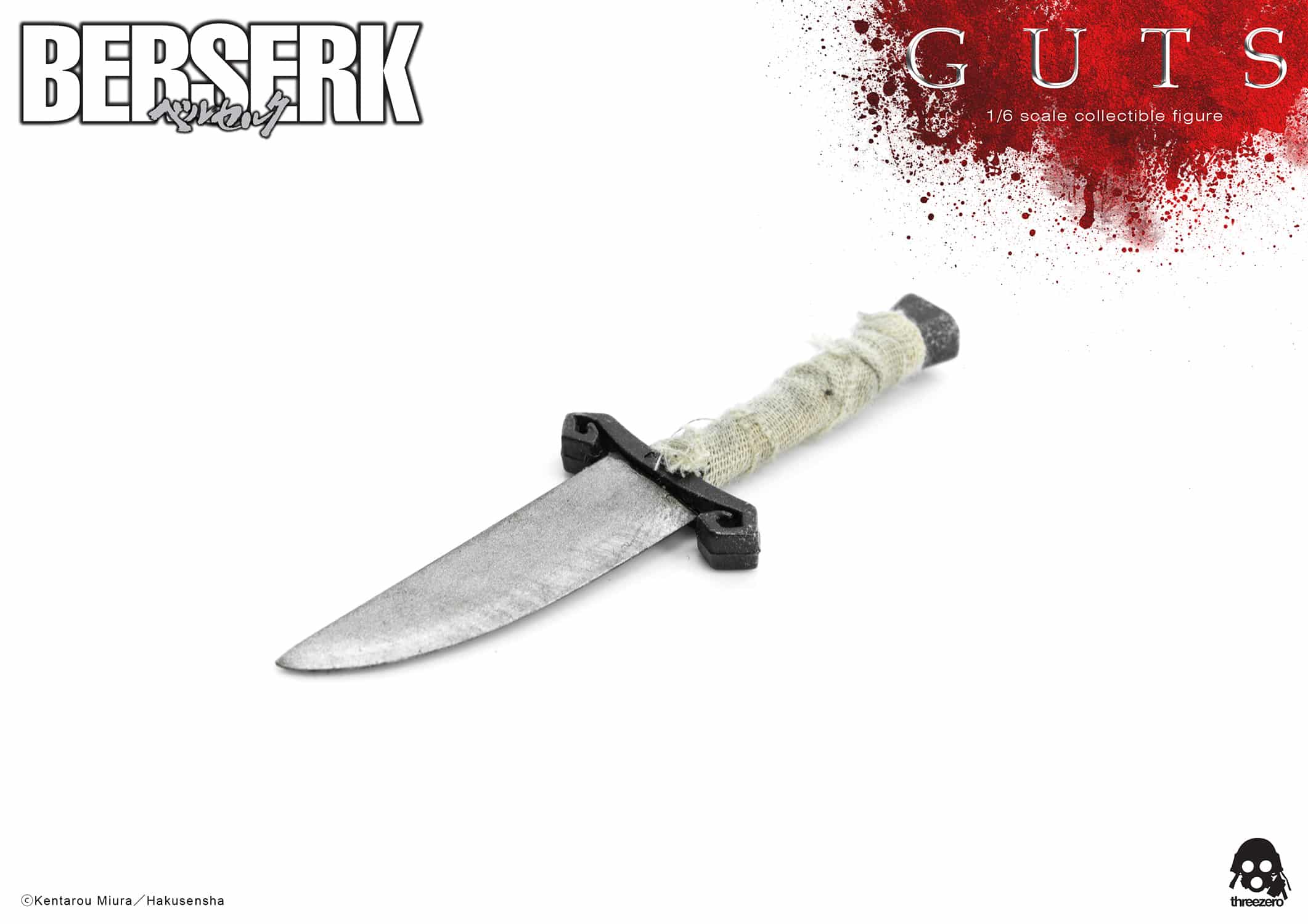 ThreeZero Guts The Black Swordsman Figure BERSERK Sixth Scale Collectible