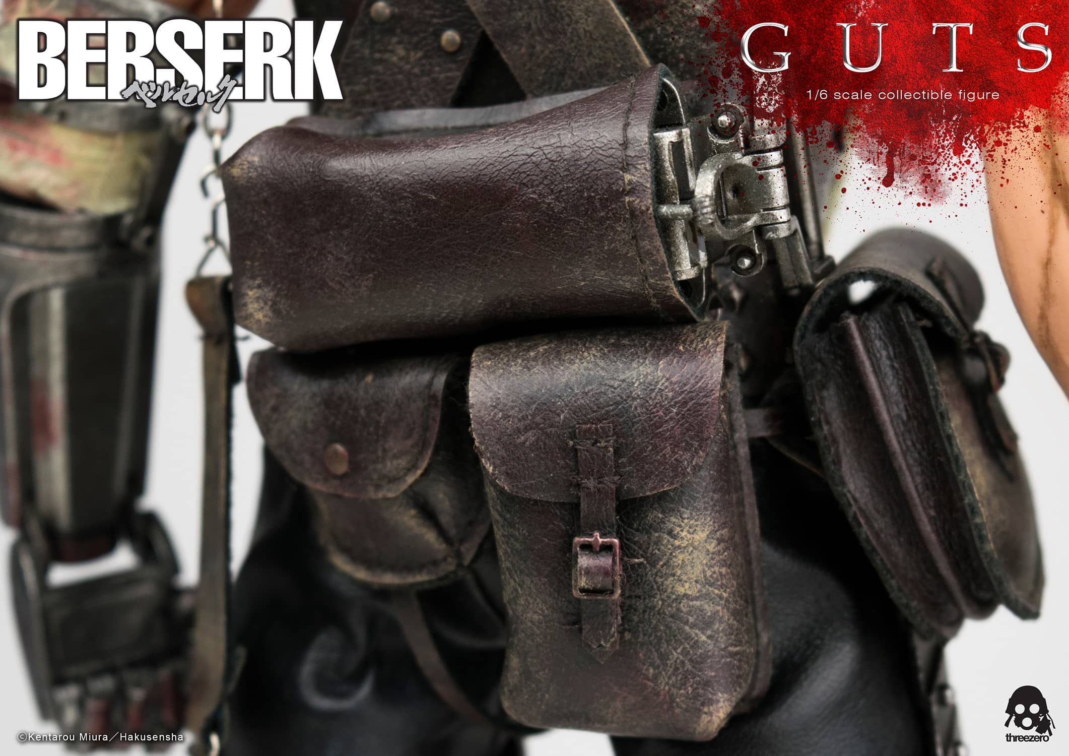 ThreeZero Guts The Black Swordsman Figure BERSERK Sixth Scale Collectible
