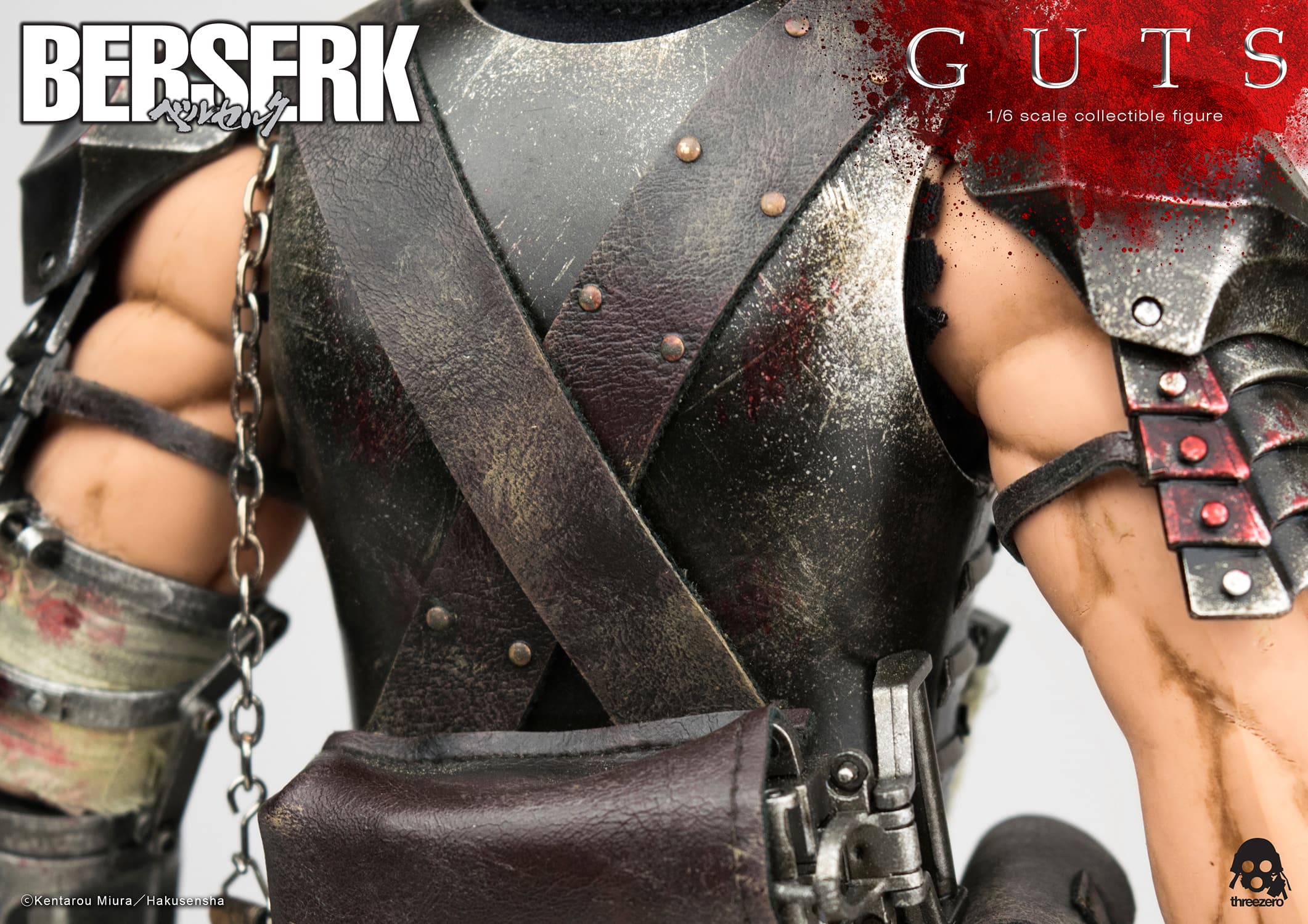 ThreeZero Guts The Black Swordsman Figure BERSERK Sixth Scale Collectible
