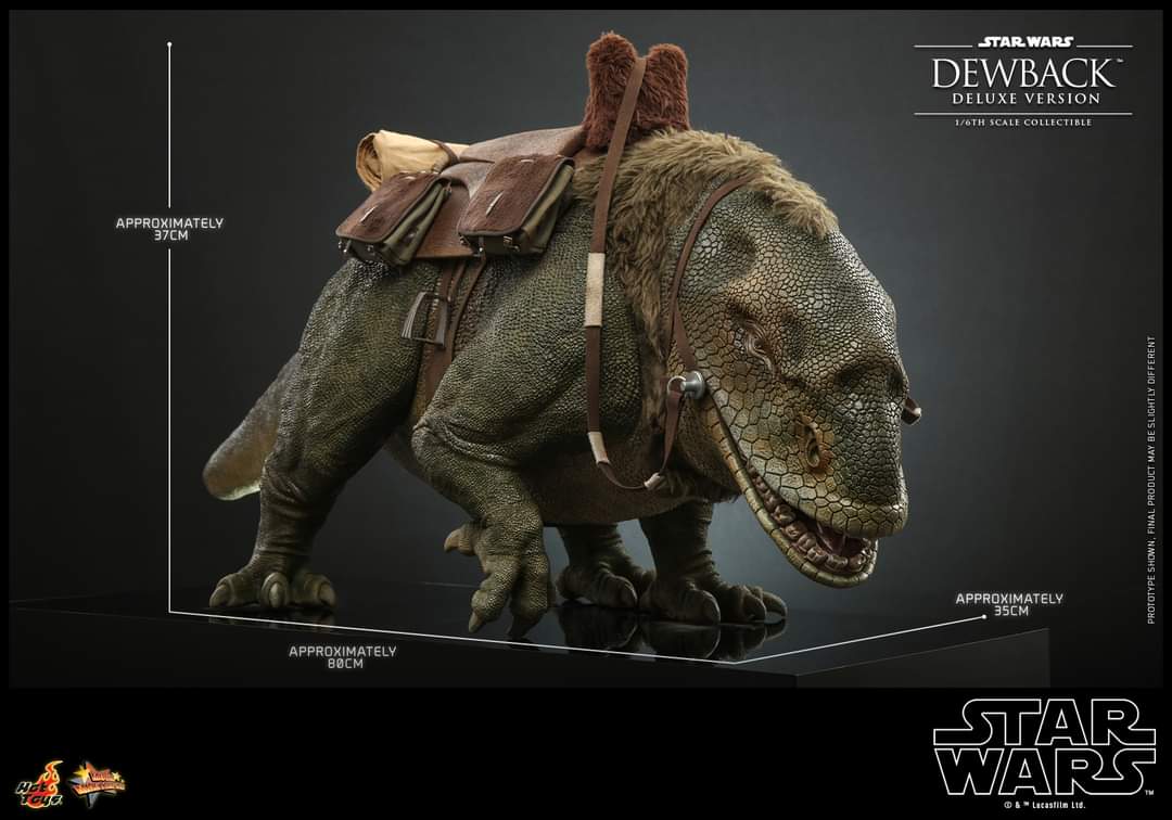 Hot Toys Dewback Figure Sixth Scale Star Wars Limited Collectible