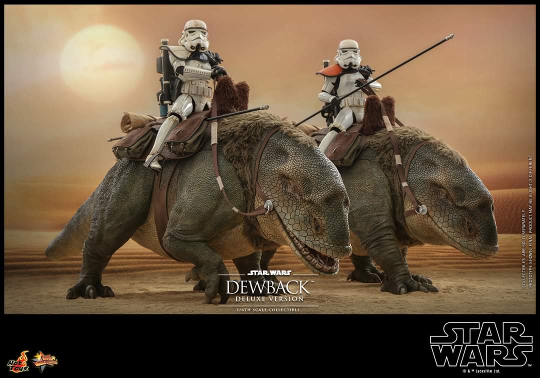 Hot Toys Dewback Figure Sixth Scale Star Wars Limited Collectible