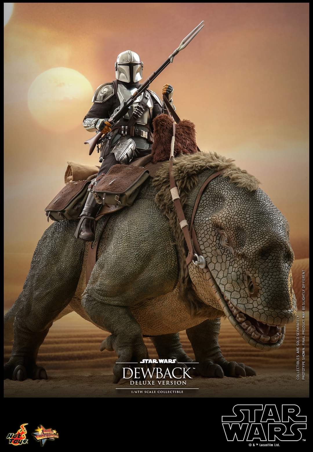 Hot Toys Dewback Figure Sixth Scale Star Wars Limited Collectible