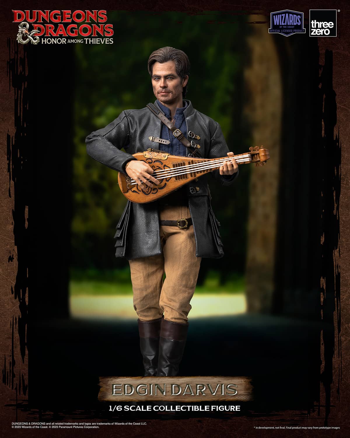 ThreeZero Edgin Darvis Figure Dungeons and Dragons Honor Among Thieves Limited Sixth Scale Collectible