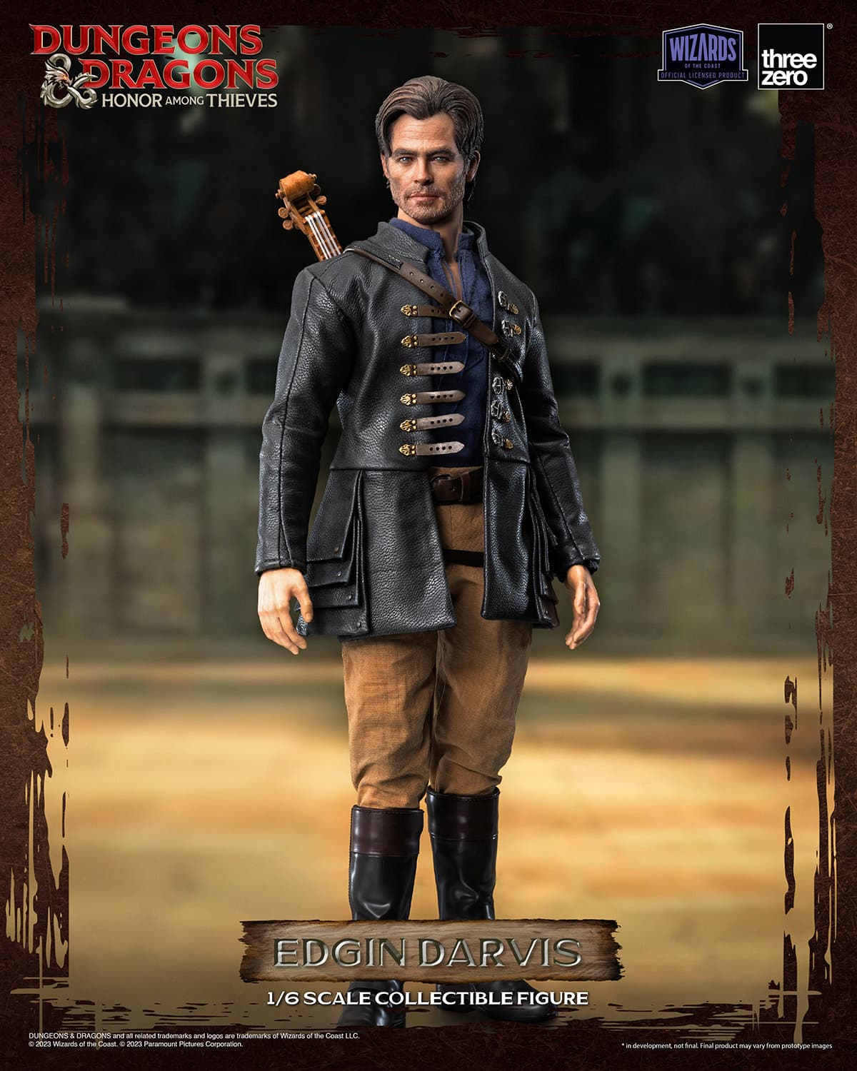 ThreeZero Edgin Darvis Figure Dungeons and Dragons Honor Among Thieves Limited Sixth Scale Collectible
