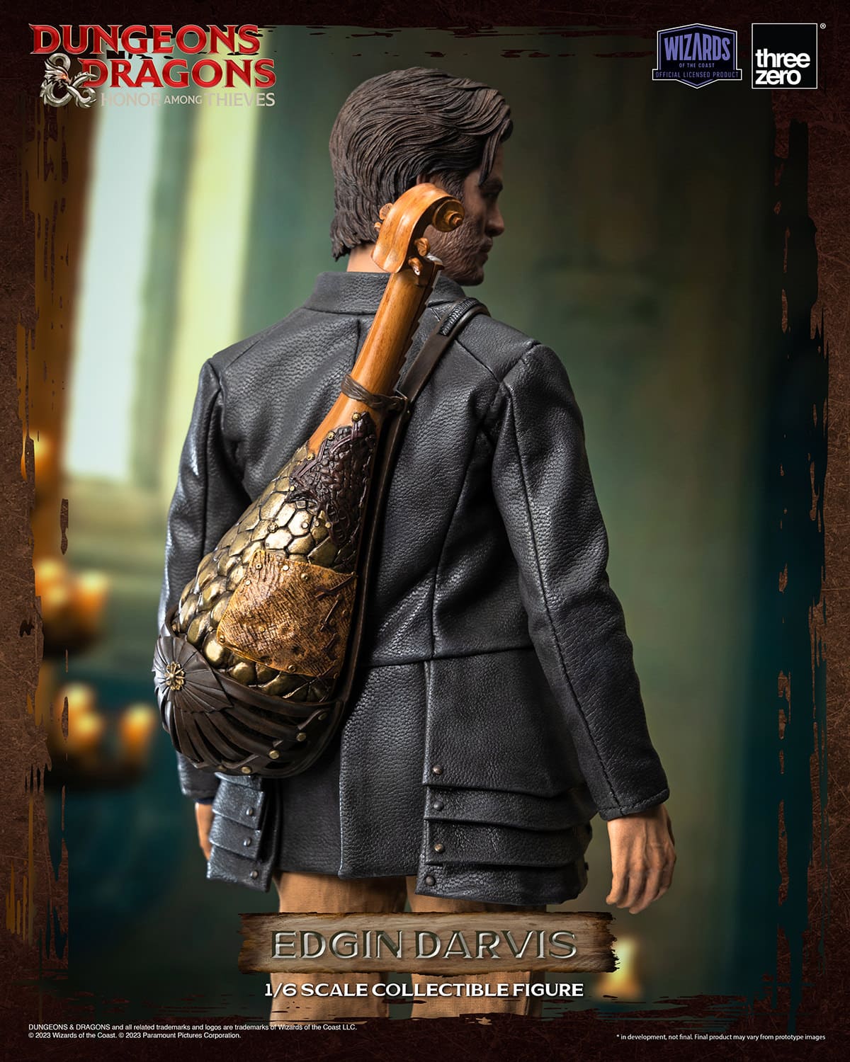 ThreeZero Edgin Darvis Figure Dungeons and Dragons Honor Among Thieves Limited Sixth Scale Collectible