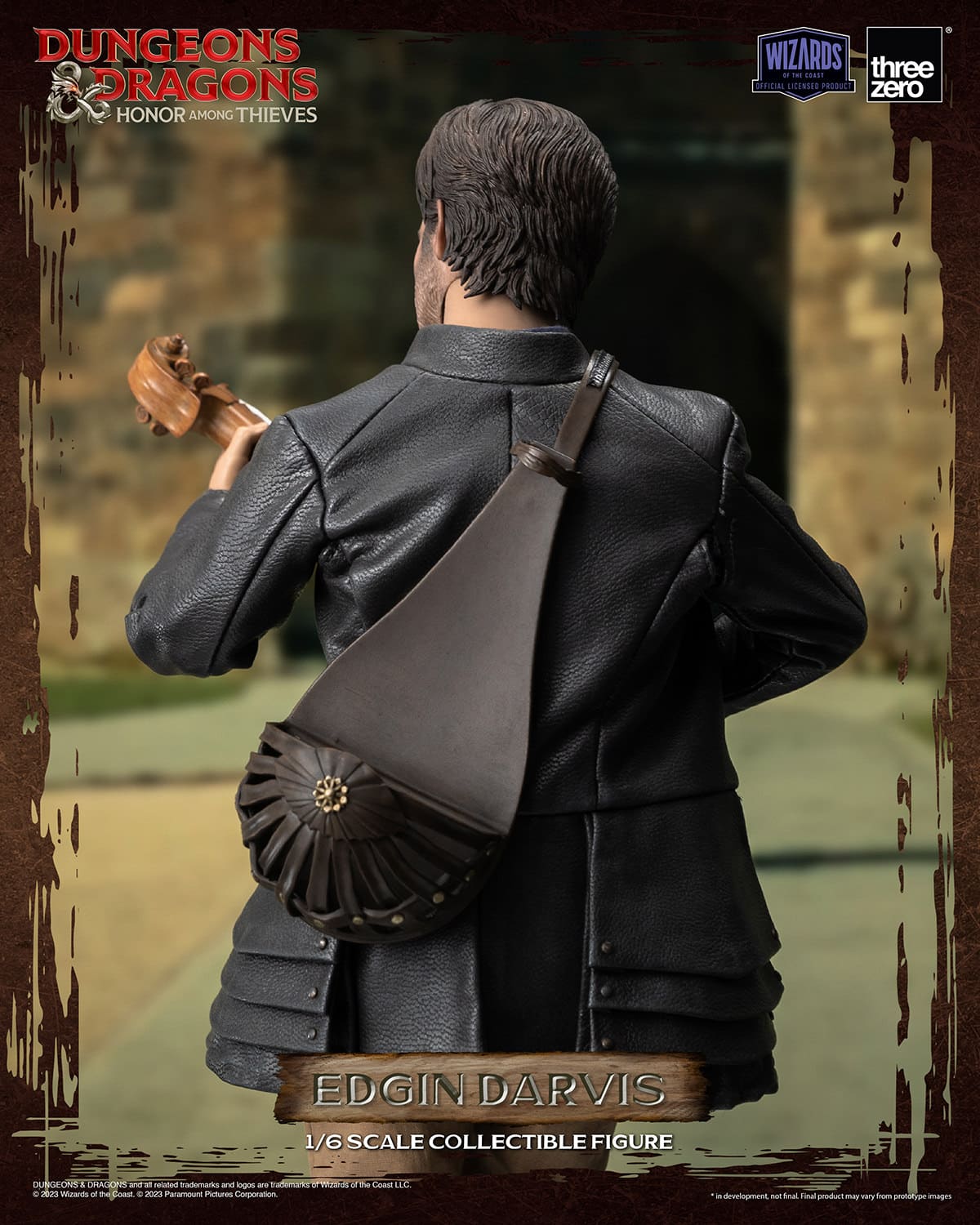 ThreeZero Edgin Darvis Figure Dungeons and Dragons Honor Among Thieves Limited Sixth Scale Collectible