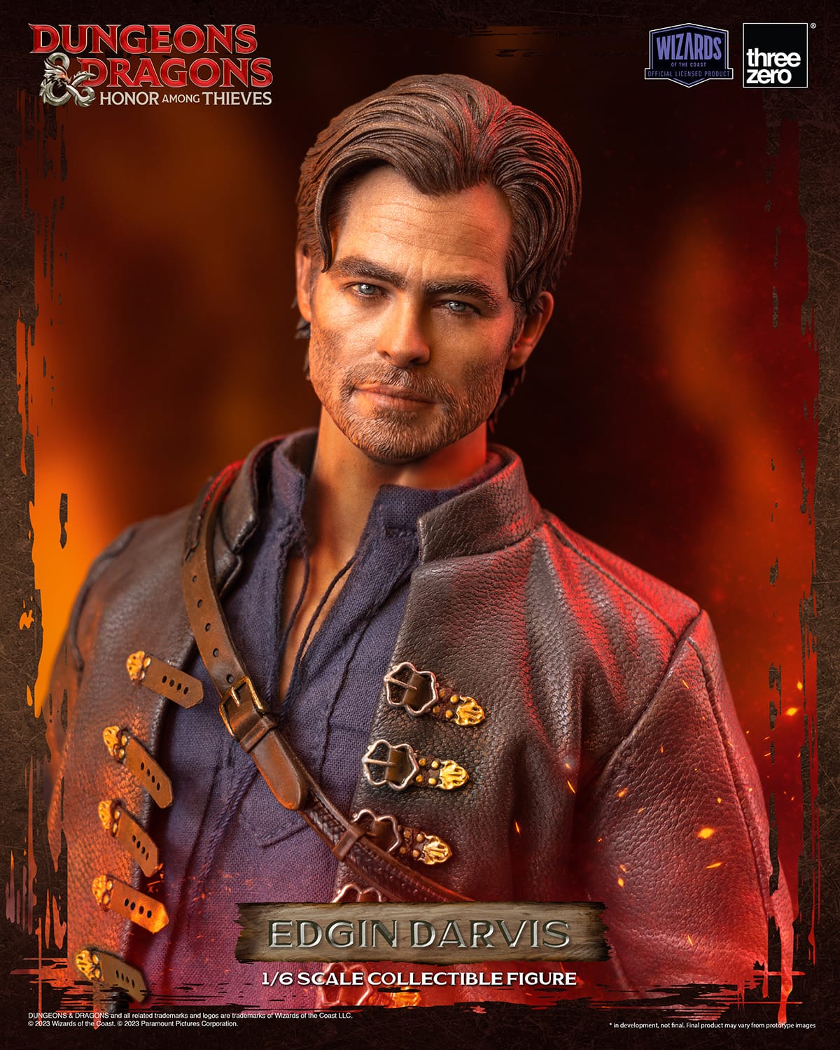 ThreeZero Edgin Darvis Figure Dungeons and Dragons Honor Among Thieves Limited Sixth Scale Collectible