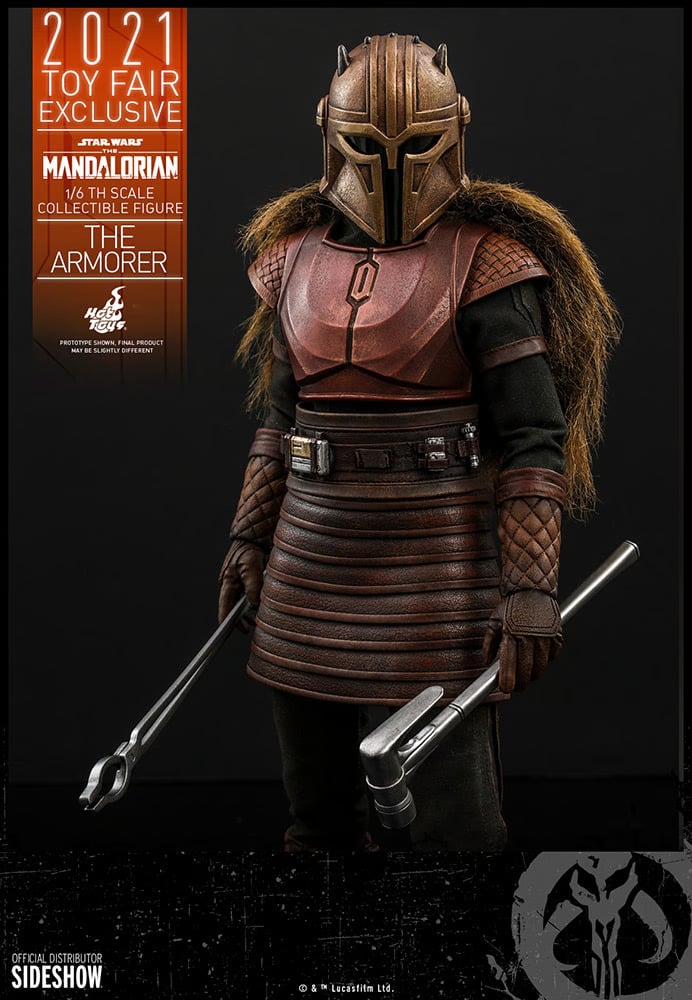 the-armorer_star-wars_gallery_610c79811b19b (1) Hot Toys The Armorer Toy Fair Exclusive Sixth Scale Figure