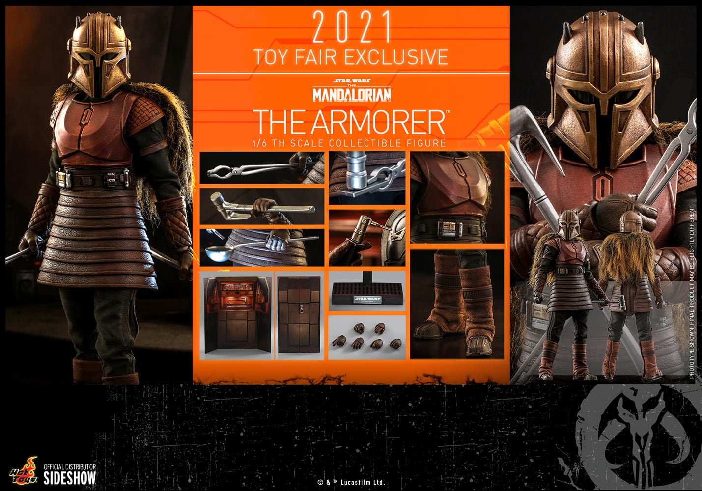 the-armorer_star-wars_gallery_610c799509431 Hot Toys The Armorer Toy Fair Exclusive Sixth Scale Figure