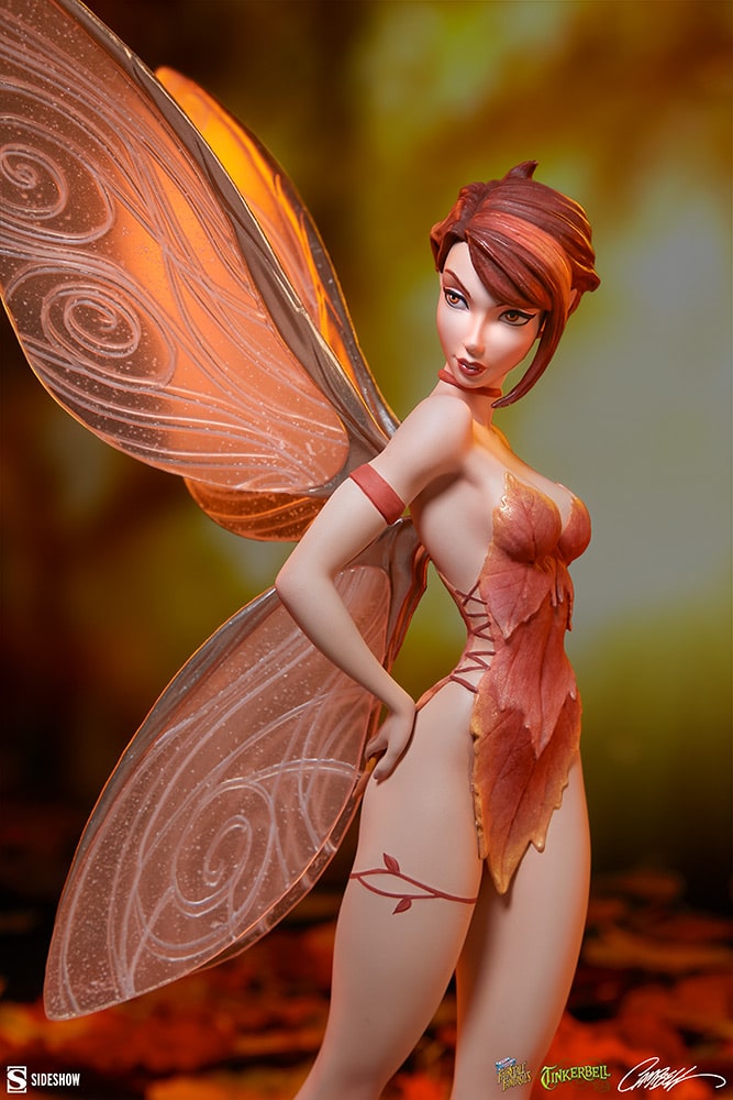 J. Scott Campbell Tinkerbell Fall Variant Statue Limited Disney Collectible