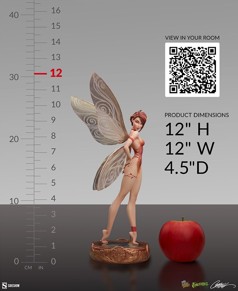 J. Scott Campbell Tinkerbell Fall Variant Statue Limited Disney Collectible
