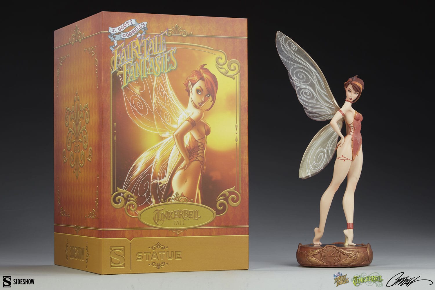 J. Scott Campbell Tinkerbell Fall Variant Statue Limited Disney Collectible