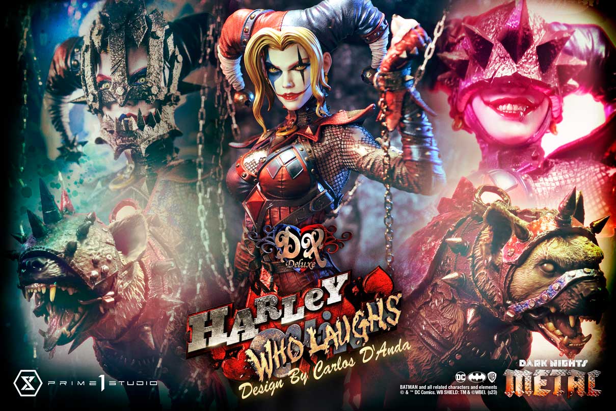 Prime 1 Studio Harley Quinn Who Laughs Statue 1/3 Scale Limited DC Collectible
