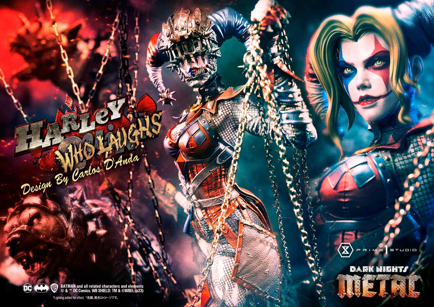 Prime 1 Studio Harley Quinn Who Laughs Statue 1/3 Scale Limited DC Collectible