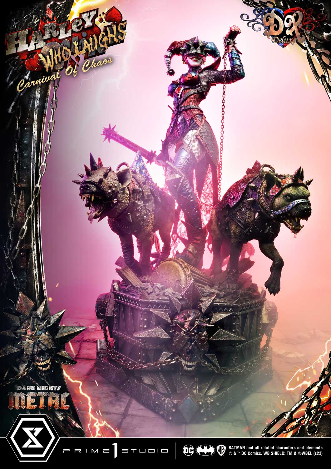 Prime 1 Studio Harley Quinn Who Laughs Statue 1/3 Scale Limited DC Collectible