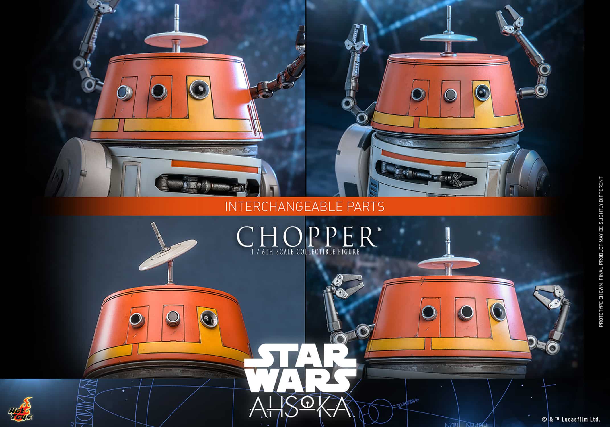 Hot Toys Chopper Sixth Scale Ahsoka Limited Collectible